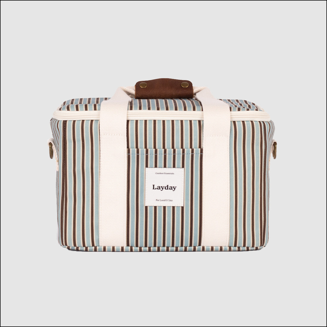 Voyage Cooler - Sky Blue &amp; Mocha