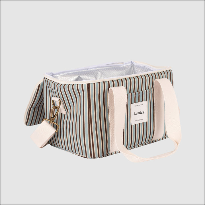 Voyage Cooler - Sky Blue &amp; Mocha