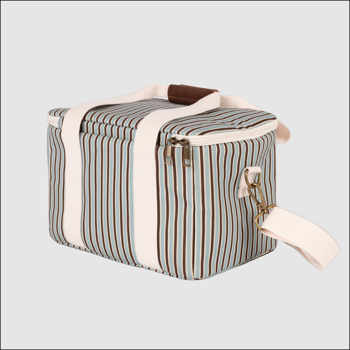 Voyage Cooler - Sky Blue &amp; Mocha