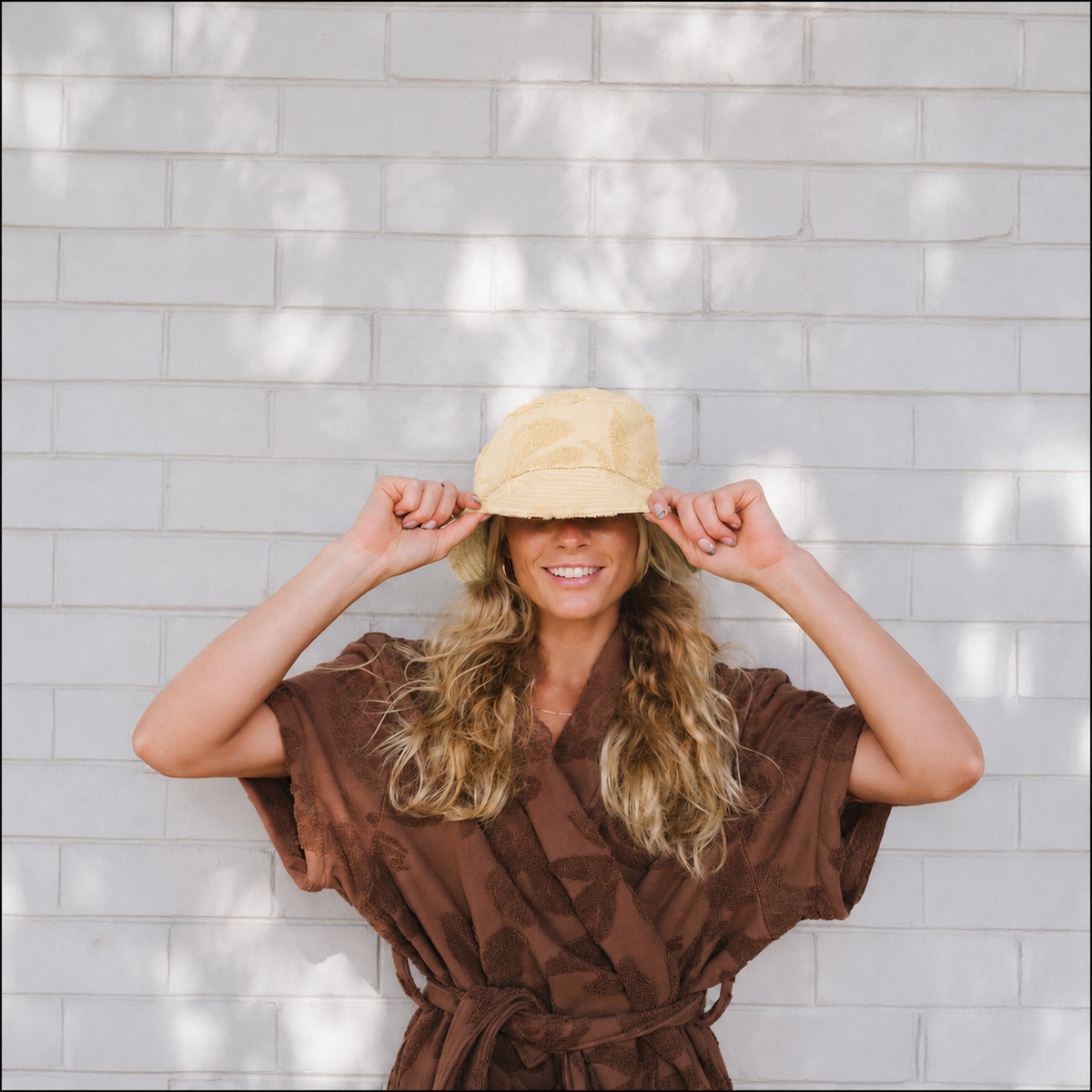 Oasis Bucket Hat - Straw