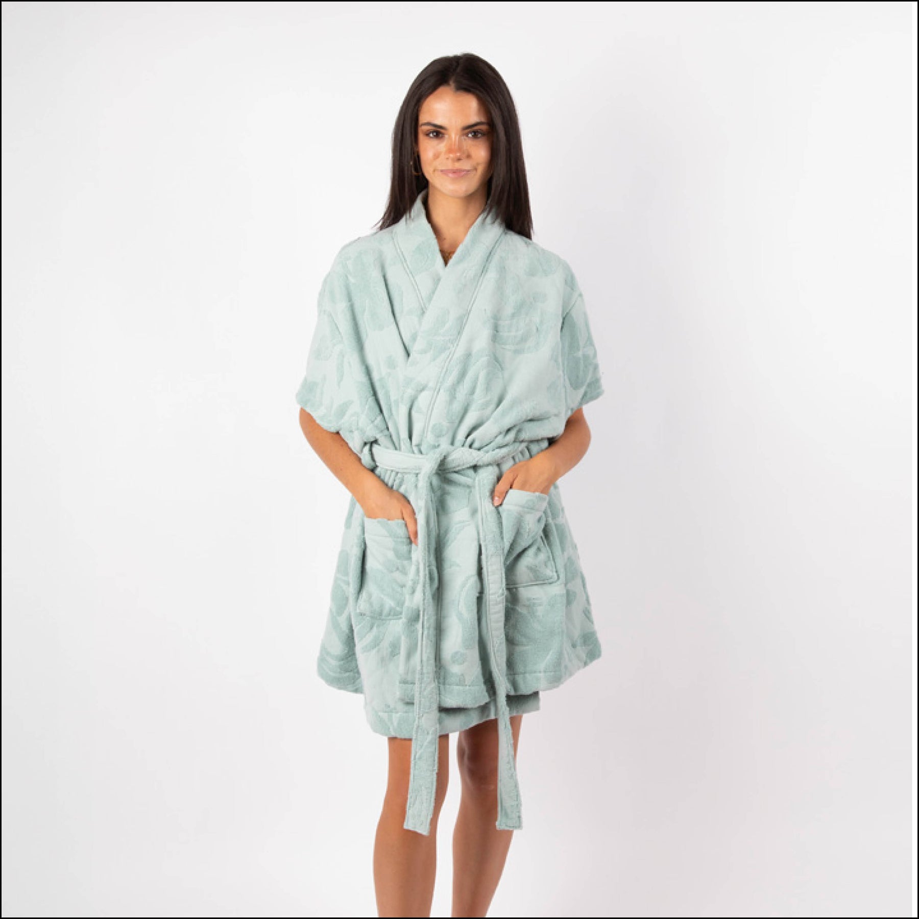 Sundown Robe - Dusty Blue