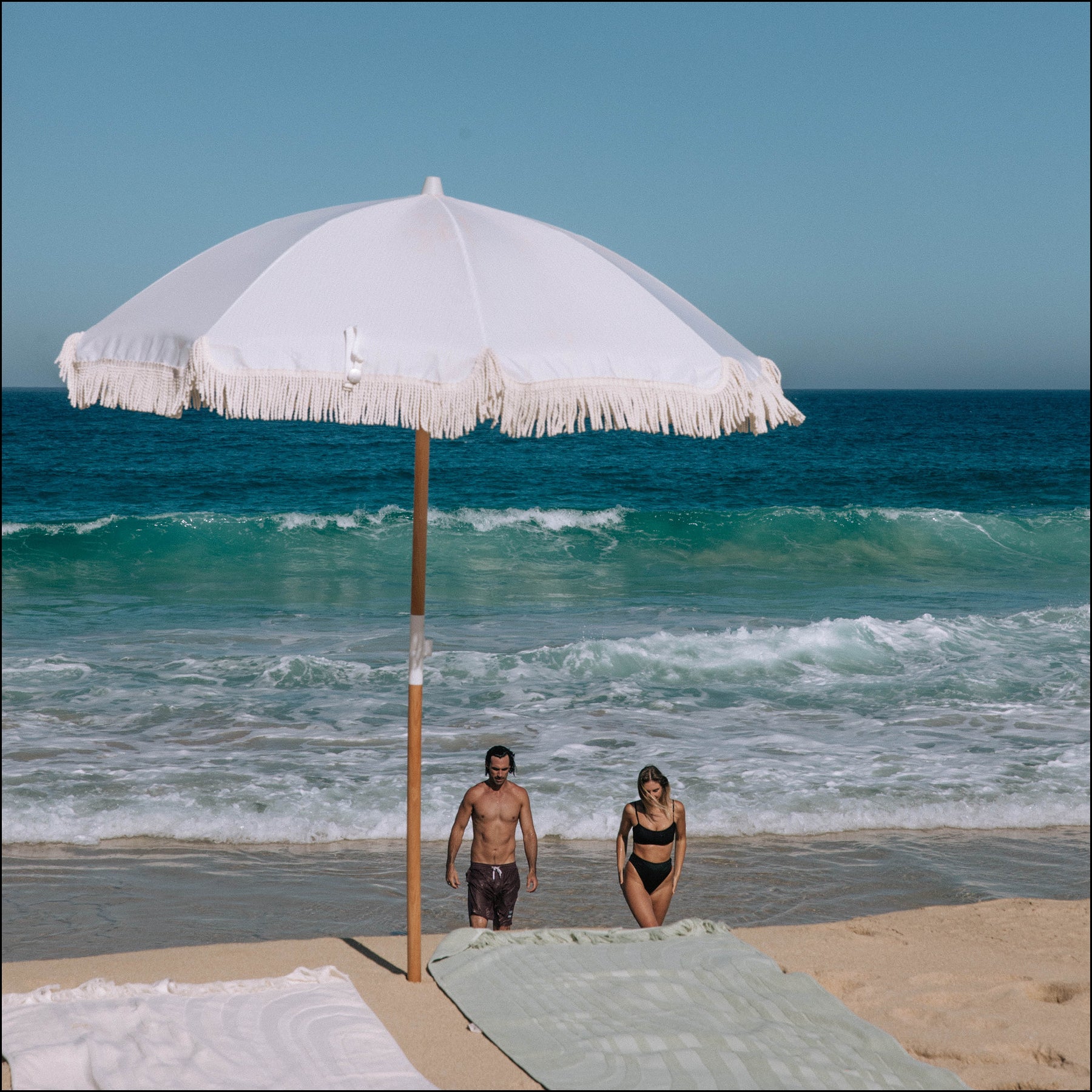 Coast Umbrella - Sand Stripe